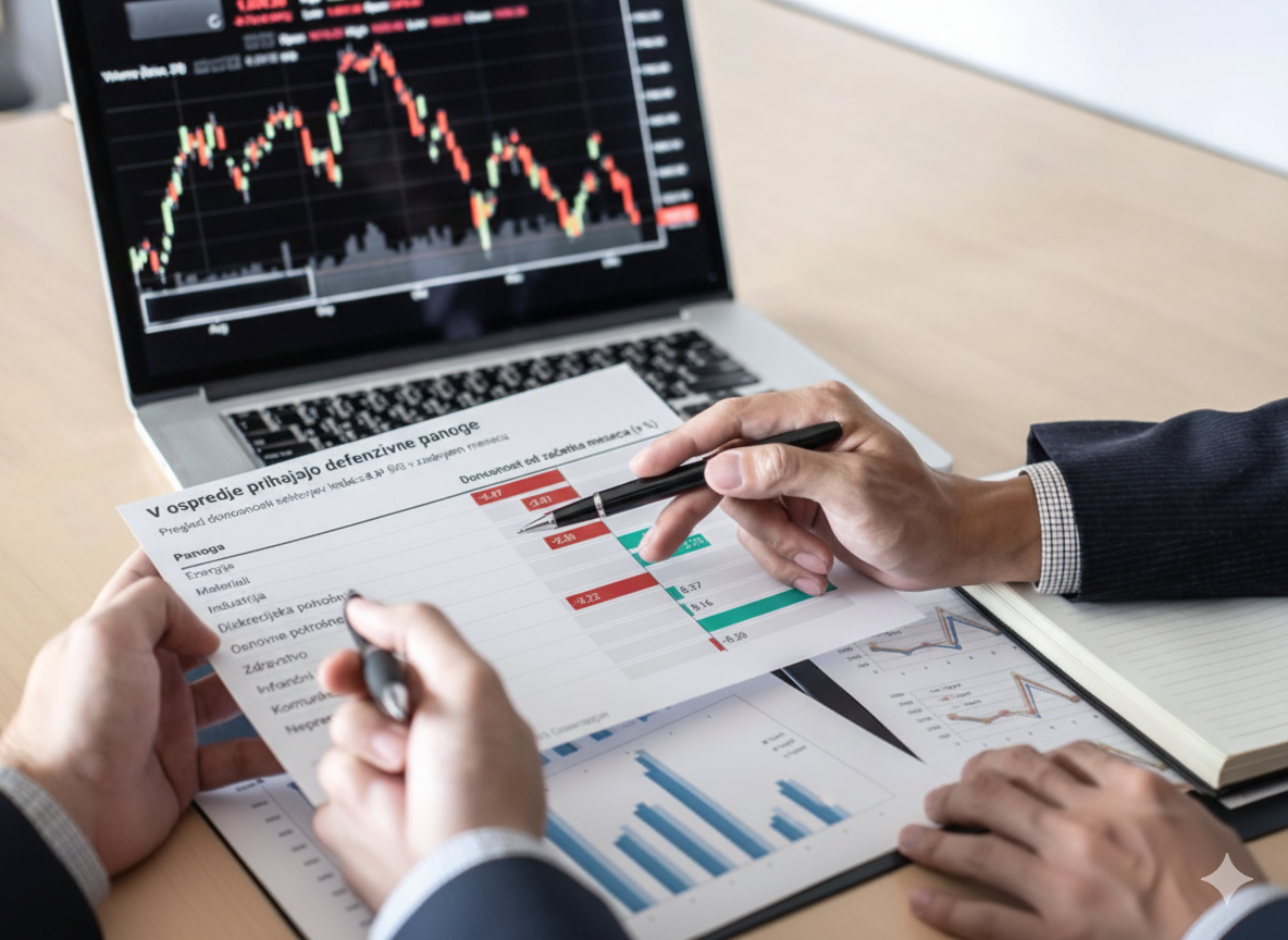 Nihajnost, defenzivne panoge, analitik