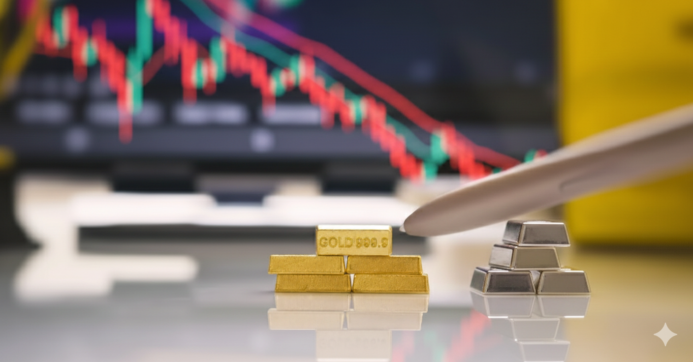 Zlato, srebro,plemenite kovine, korekcija